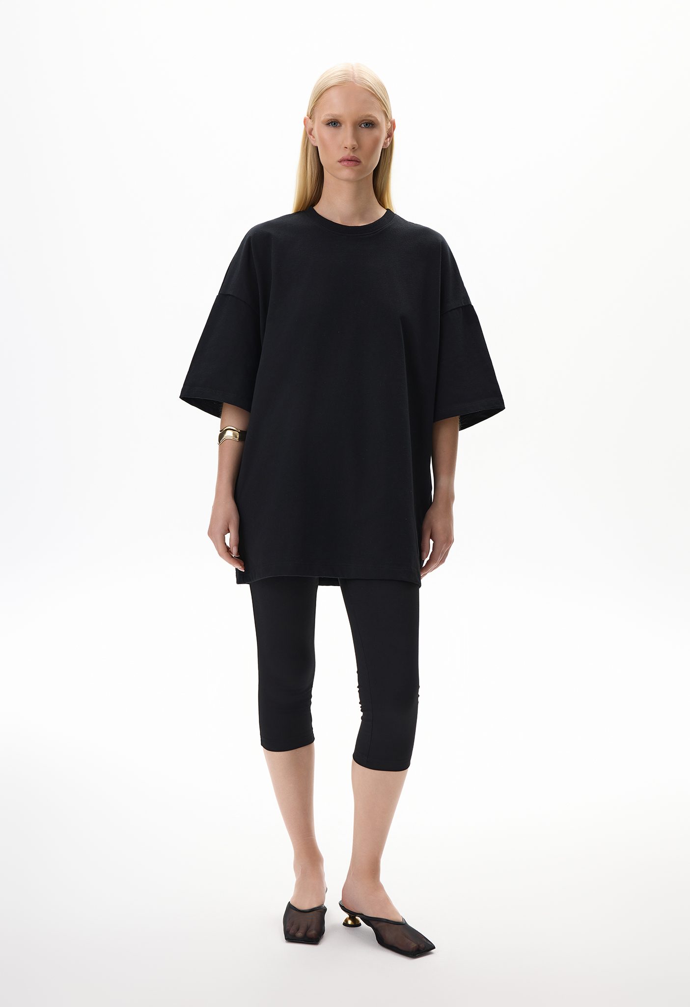 CZARNY T-SHIRT FARO