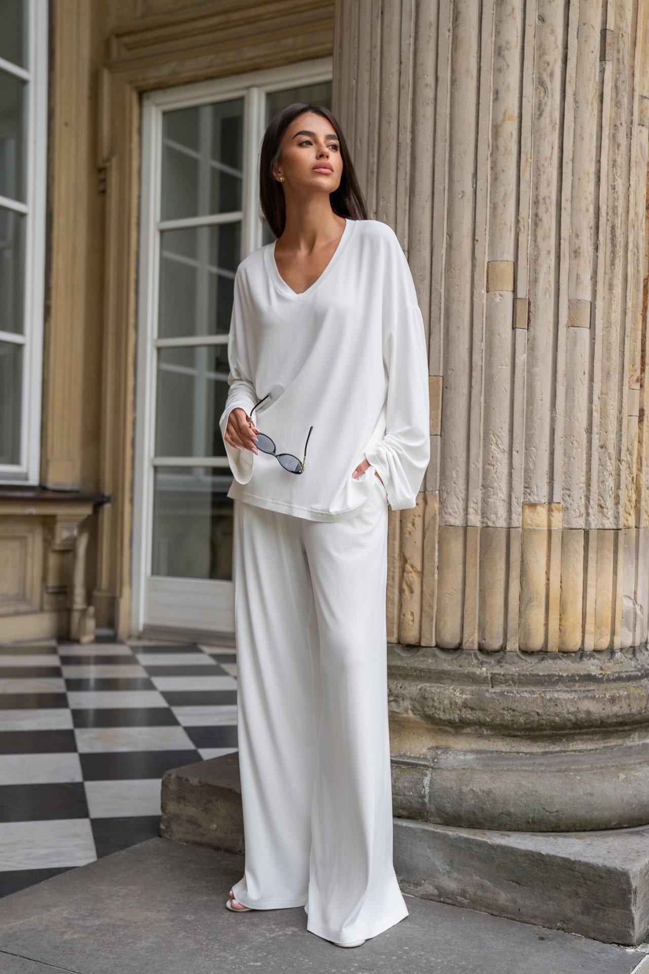 OFF WHITE SPODNIE ALIV